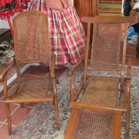 Sdraio chaise longue primi 900 inglesi rovere