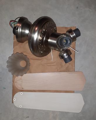 lampadario con ventilatore 