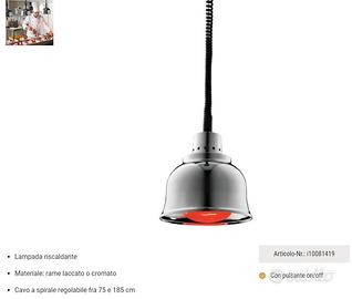 lampada riscaldante