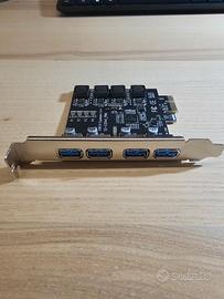 Scheda PCIe USB 3.0 – 4 porte