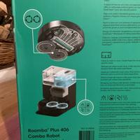Roomba Plus 406 Combo Robot + AutoWash Dock NUOVO