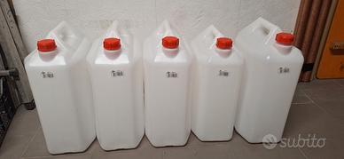 Taniche in plastica nuove da 30 litri