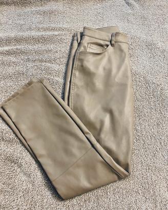 Pantaloni H&M similpelle tg 42