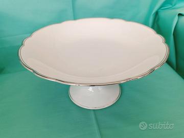 Alzatina in porcellana IchScherser bordo platino