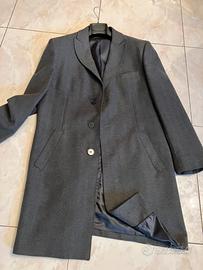 Cappotto  come nuovogrigio uomo spigato