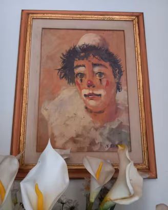 Quadro viso pagliaccio