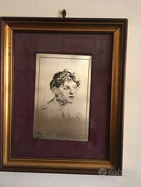 Quadro in argento di V. Gemito