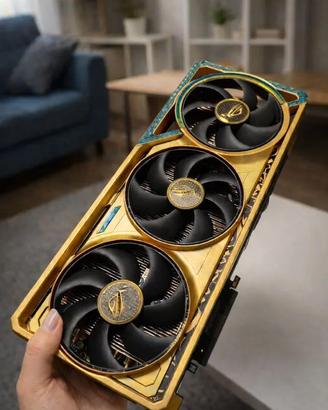 Asus ROG Astral RTX 5080 Dhahab Edition (dorata)