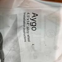 Cerchi in ferro per toyota Aygo 14”