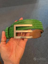 Cintura Etro in pelle di coccodrillo