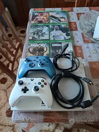 Xbox One Bianca+2 controller+6 giochi