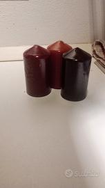 Candele 3 colori