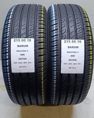 2 GOMME 215 60 16 BARUM RIF4773