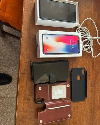 IPHONE X completo di cover