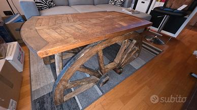 Tavolino legno massiccio