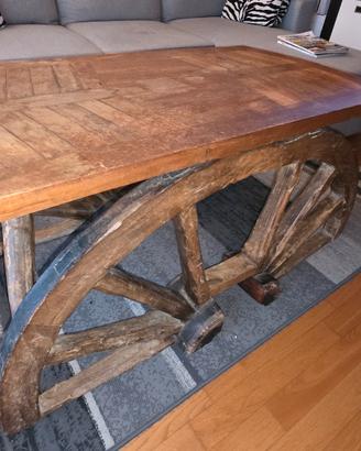 Tavolino legno massiccio