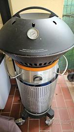 BARBEQUE BBQ A GAS PIASTRA IN GHISA