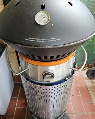 BARBEQUE BBQ A GAS PIASTRA IN GHISA