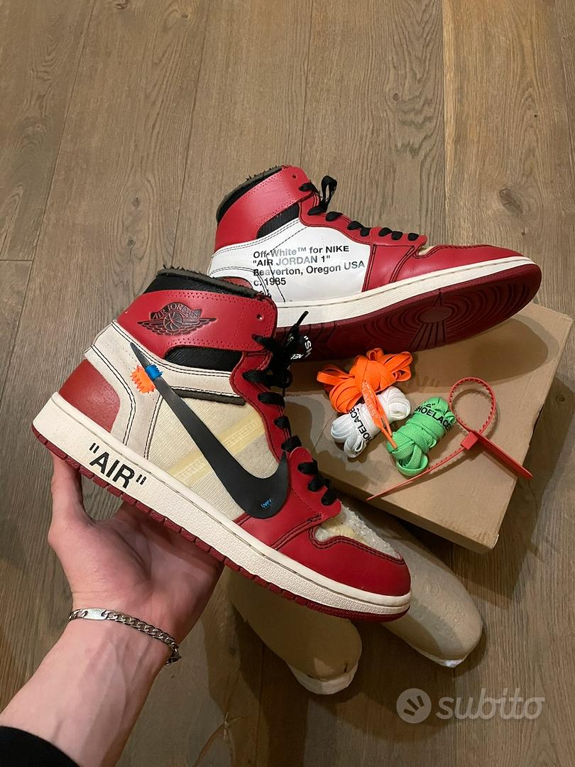 off white Jordan 1 Chicago 42.5 Abbigliamento e Accessori In vendita a Bergamo