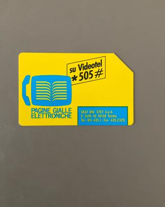 Scheda Telefonica 139 Pagine gialle elettroniche