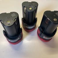 Batteria parkside 12v X 3