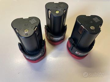 Batteria parkside 12v X 3