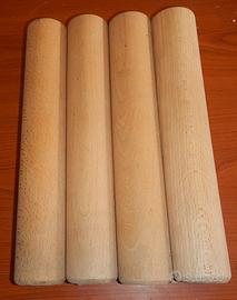 Gambe  per mobili in legno massello.