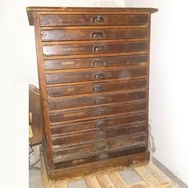 mobile tipografico anni 40