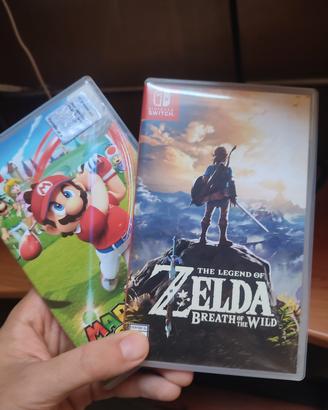 Nintendo switch+ 3 giochi+ cover + custodia da 