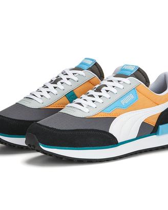 Puma Future Rider Play On 371149 dark grey orange 