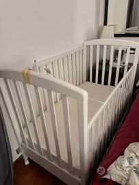 Lettino Giordani bianco