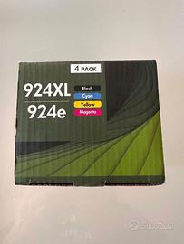 Cartucce 924XL con Chip per HP - Set 4 Colori 924e