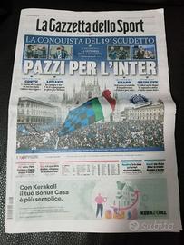 La Gazzetta dello Sport 2021 - Inter SCUDETTO