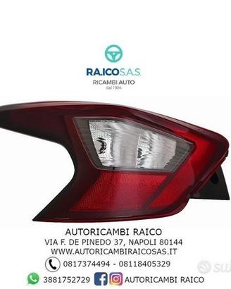 Fanale fanalino nissan micra 2017 posteriore