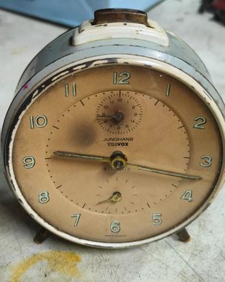 SVEGLIA OROLOGIO ANTICO JUNGHANS TRIVOX
