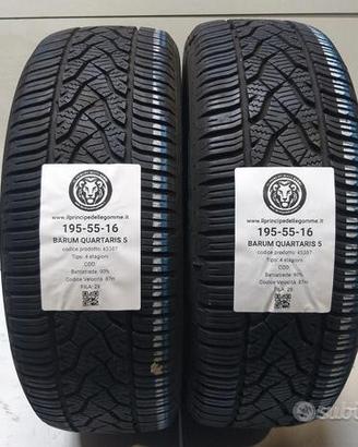 2 gomme 195 55 16 barum a45387
