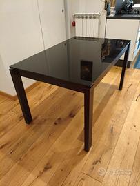 Tavolo Calligaris vetro temperato 
