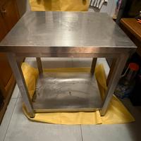 Tavolo da lavoro acciaio inox piedi regolabili
