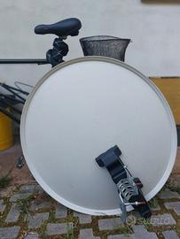 Parabola satellitare DigiQuest 80 cm con staffa