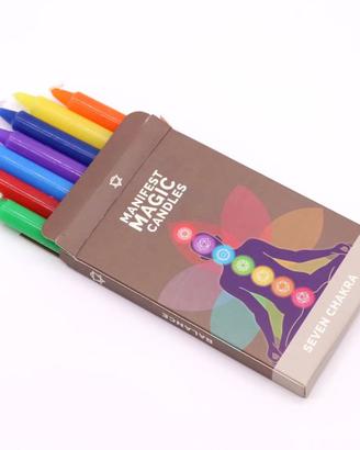 Manifest Magic Candles Candele dei 7 Chakra