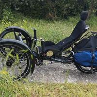 Bicicletta reclinata trike HP VELOTECHNIK