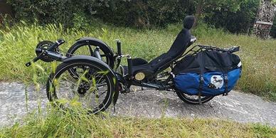 Bicicletta reclinata trike HP VELOTECHNIK