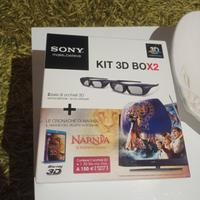 Occhiali 3d per Sony Bravia + disco blu ray 3d