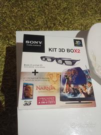 Occhiali 3d per Sony Bravia + disco blu ray 3d
