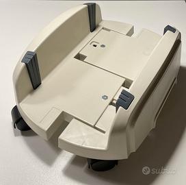 Carrello porta computer tower verticale, su ruote.