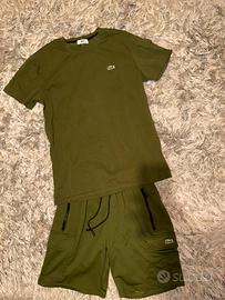 Completo lacoste verde militare