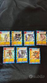 Lotto carte digimon 1999 perfette condizioni