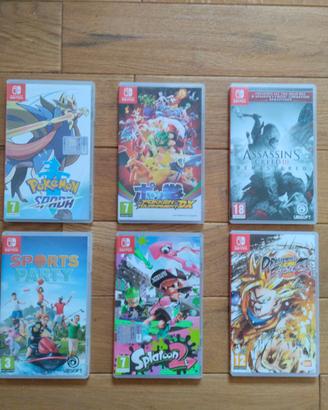 Lotto giochi Nintendo Switch pokemon dragonball ..