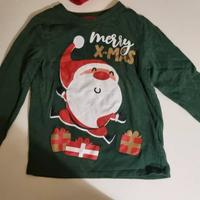 T-Shirt Maglietta Bambino 2 Anni Taglia 92 Christm