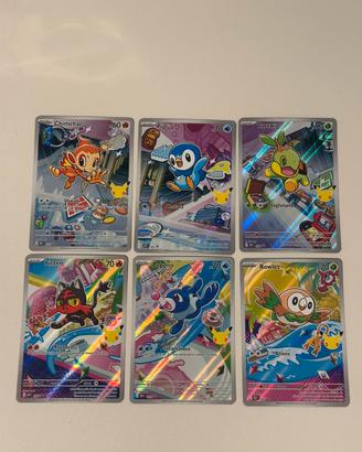 Pokemon Compagni D'Avventura Trio Sinnoh e Alola